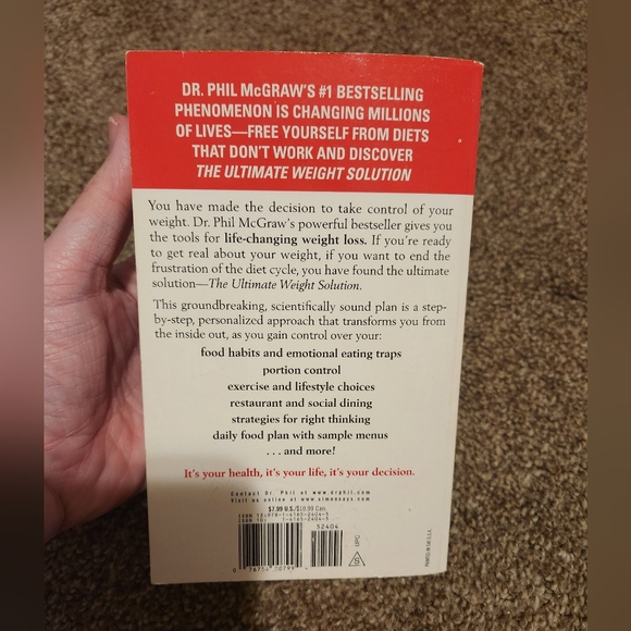 💓3/$10 Ultimate Weight Solution: The 7 Keys To Weight Loss Freedom By Dr. Phil - Picture 3 of 6
